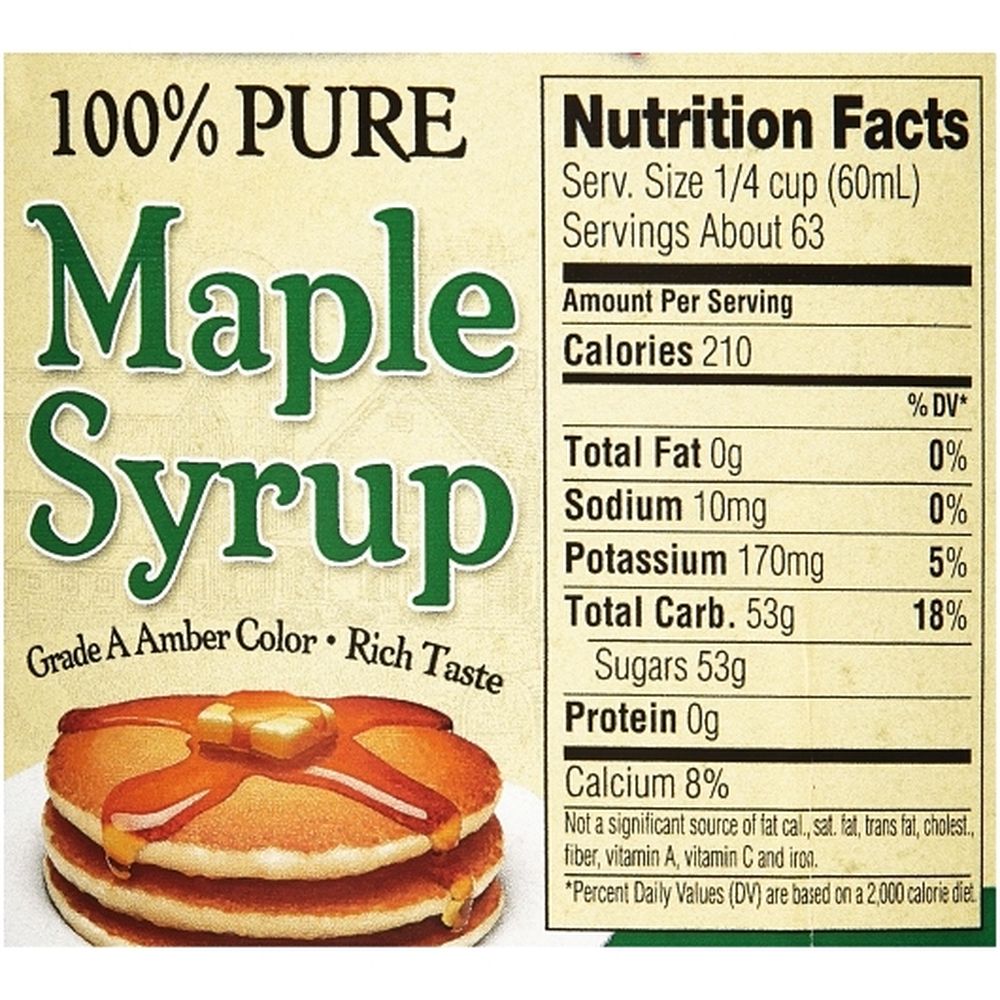 Maple Grove 100 Percent Pure Maple Syrup, 1 Gallon -- 4 per Case