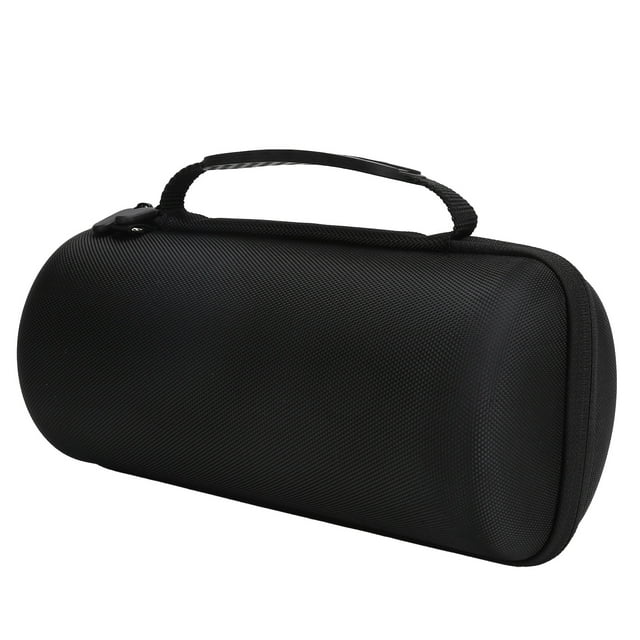 Speaker Protective Case, Light Weight Wireless Speaker Case Wear-Resistant With Adjustable Strap For Outdoor Travel Black
