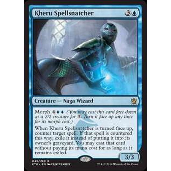 MtG Khans of Tarkir Rare Kheru Spellsnatcher (Foil) #45