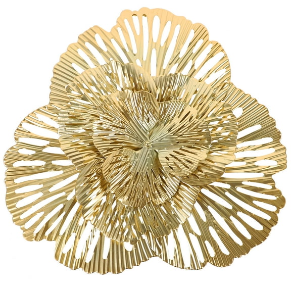 Houderco 1Pcs Metal Wall Decor Flower For Living Room Wall Decors Homeowners