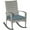 Mixed Grey, variant on Outsunny Outdoor PE Rattan Rocking Chair with Cushion Grey