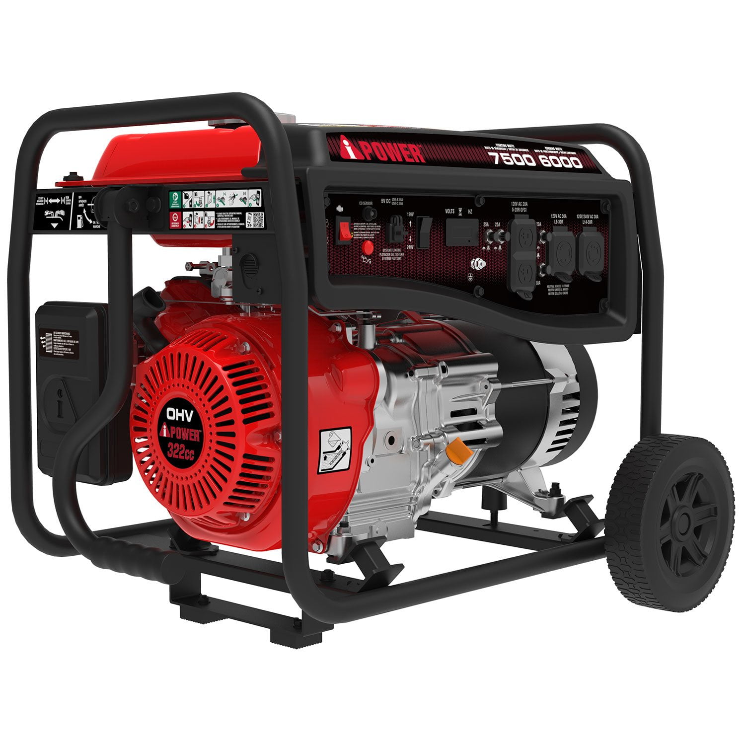発電機・ポータブル電源 Spooky2 Portable GeneratorX Pro 2,600 / 2,000 Watt AiPower Portable Generator With 80cc OHV