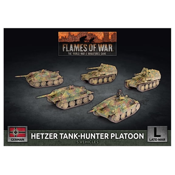 Flames of War: German Hetzer Tank-Hunter Platoon (Late-War)