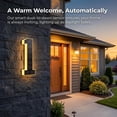 9 Inch Solar LED House Numbers,Illuminated Address Sign with Light ...