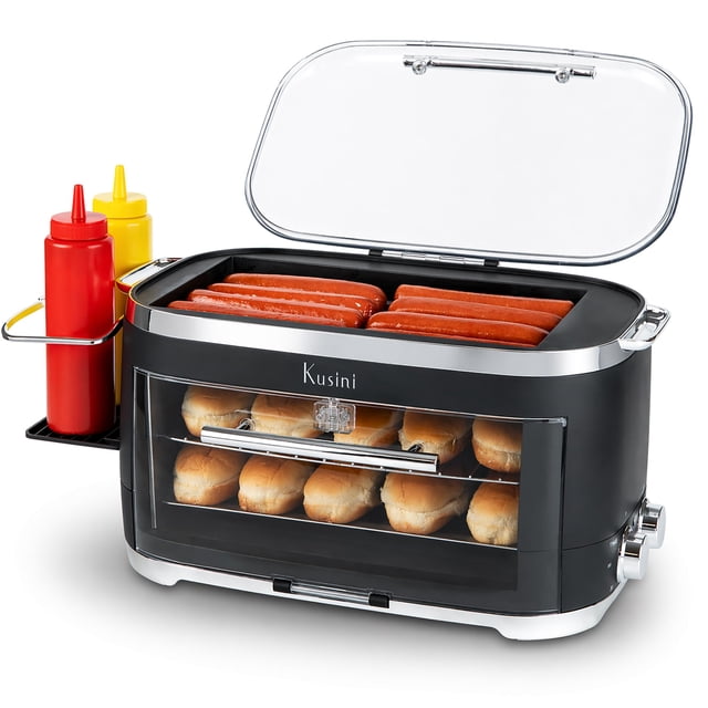 Parrilla giratoria para hot dogs Kusini para 8 hot dogs y panes