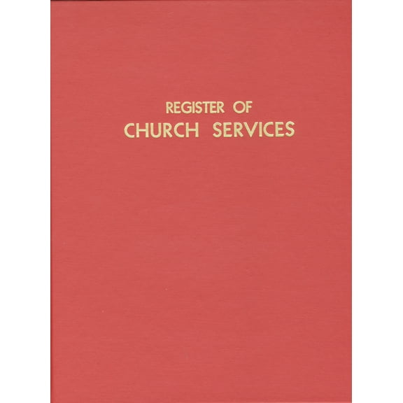 Register of Church Services: #400, (Hardcover)