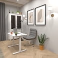 thumbnail image 6 of Mount-It! Electric Standing Desk with 48" x 24" Tabletop - Compact Sit Stand Desk with Memory Presets, Home Office Workstation, White, 6 of 13
