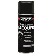 Minwax Brushing Lacquer Aerosol, Satin, Clear, 12 oz.