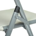thumbnail image 5 of Global Industrial Blow Molded Resin Folding Chair, Gray, Lot of 4, 5 of 6