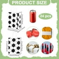 thumbnail image 2 of 24 Pcs Big Soccer Pattern Gift Bags Soccer Party Favor Paper Bags with Handles Reusable Soccer Goodie Bags Treat Bags for Soccer and Birthday Party Supplies White 8.27x5.91x3.15inch, 2 of 9