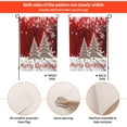 thumbnail image 4 of Joocar 12” x 18” Spun Linen Merry Christmas Snowflake Outdoor Flag and Banner, Double Sided Design, 4 of 7