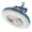 Standard Black, variant on YAHHU Portable Camping Fan LED Lantern Mini Desk Fan USB Rechargeable 2400mAh Battery Operated Lamp with Hanging Hook for Tents, Home and Office (6.6 x 4.6 inches / 16.8 x 11.8 cm)