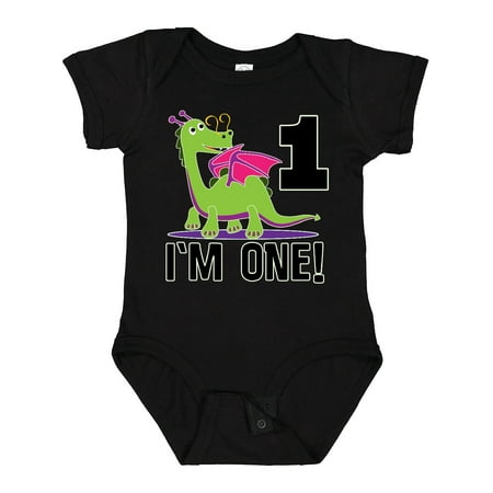 

Inktastic First Birthday Outfit Girl Dragon Gift Baby Girl Bodysuit