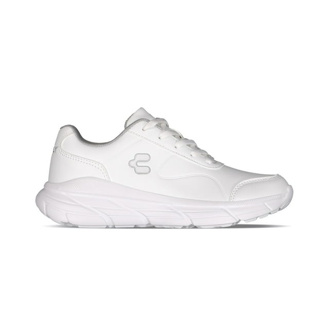 Tenis Deportivo Escolar CHARLY Sneackers Mujer Comodo blanco 26