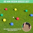 GoSports 90 mm Premium Resin Bocce Ball Set Outdoor Lawn Game C32