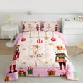 thumbnail image 2 of Manfei Christmas Nutcracker Bedding Comforter Set for Kid, Dreamy Princess Fairy Twin Comforter Sets, Xmas Tree Gift Reversible Bedding Set, Breathable Home Decor, 2pcs, 2 of 8