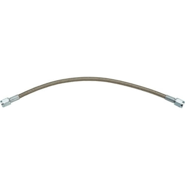 12" Braided Stainless Steel Brake Line, AN 4