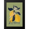 thumbnail image 2 of Thorns, Becky 13x18 Black Modern Framed Museum Art Print Titled - Lemons I Green, 2 of 5