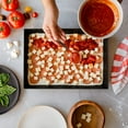 thumbnail image 4 of Chef Pomodoro Detroit Style Pizza Pan, 14 x 10-Inch, Hard Anodized Aluminum, Pre-Seasoned Bakeware Kitchenware, 4 of 5