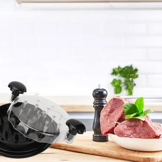 Râpe à Viande, Machine à Râper le Poulet Couvercle Transparent Noir pour Restaurant