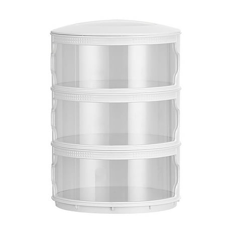 

Food Cover Transparent Stackable Insulation Cover Dustproof Kitchen Dish Cover for Home Kitchen Refrigerator L