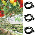 thumbnail image 2 of Precio sorpresa!Clip de plástico seguro para plantas, clips de plástico, clips de soporte para plantas, clips de fijación para plantas de tomate, uva, vid, verduras (100, negro), 2 of 8