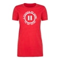 thumbnail image 2 of I paused my game to be here Funny Ladies T-shirts, Graphic Tees for Women - Heather Red MH200WFUN S1 S, 2 of 3