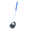 2 blue soft rubber toilet brushes, variant on Long Handle Toilet Bowl Brush with Flexible Bristles, Deep Cleaning Scrubber for Bathroom Sanitation, Ergonomic No-Dead-Angle Toilet Cleaner with Ventilated Holder, Pearl Alabaster