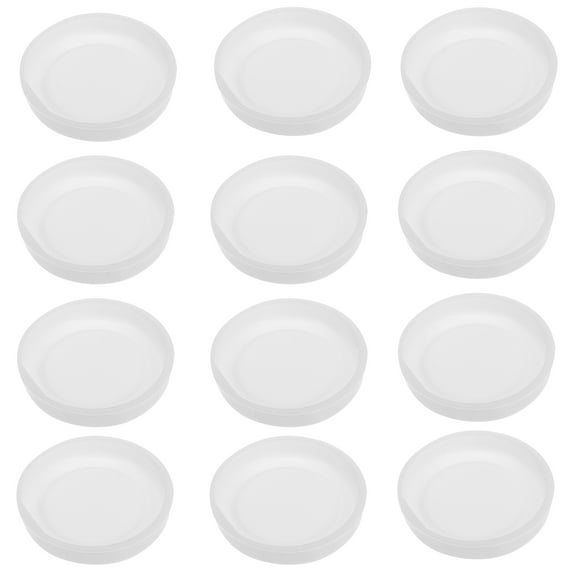 MLINS 20pcs Kraft Shipping Tube Cap Lid Mailing Tube 60mm Round Cap Round End Plug Plastic End Cap Painting Paper Tube Cap End Plug For Mailing Tubes