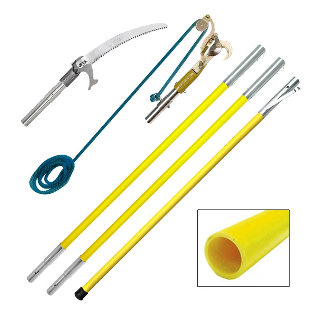 Jameson 18' Fiberglass Pole Pruner/Saw Package (FG Series) with Quick Change Adapters Walmart