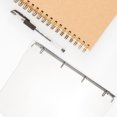thumbnail image 4 of OULII Transparent Binder Notebook Cover Plastic A4 Clear Loose Leaf Ring Binder for Office and School, 4 of 8