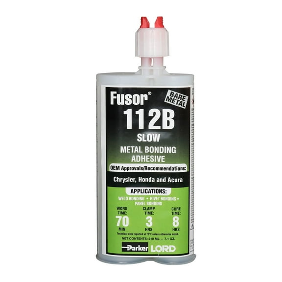 Lord Fusor 112B Metal Bonding Adhesive (Slow-Set), 7.1 oz. FUS-112B