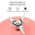 thumbnail image 6 of Usloyux Under $5 Portable Blender Juicer, USB Rechargeable Smoothie Maker Device, 6 Blade Handheld Blender for Shakes Creation, Fruit Processing, Sports Nutrition, Travel Kit, 6 of 9