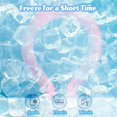 thumbnail image 2 of Changmaius Ice Ring, Neck Ice Pack, Neck Cooling Tube, Reusable Wearable Neck Cooler Body Cooling Products for Indoor Outdoor Summer Hot Weather (Blue/PinkGreen/White/)Changmaius, 2 of 7