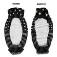 thumbnail image 5 of FKELYI Black American Flag Print UTV Seat Covers Compatible with Polaris Ranger XP 1000 2017-2023 Dustproof ATV Bench Cover Backrest Protector UTV Interior Decor, 5 of 7