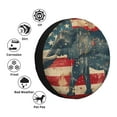 thumbnail image 2 of Kdxio Vintage American Flag Elephant for Tire Cover Wheel Protectors Tyre Covers Weatherproof Wheel Covers Universal Fit for Trailer Rv SUV Truck Camper Travel Trailers 15 inch, 2 of 5