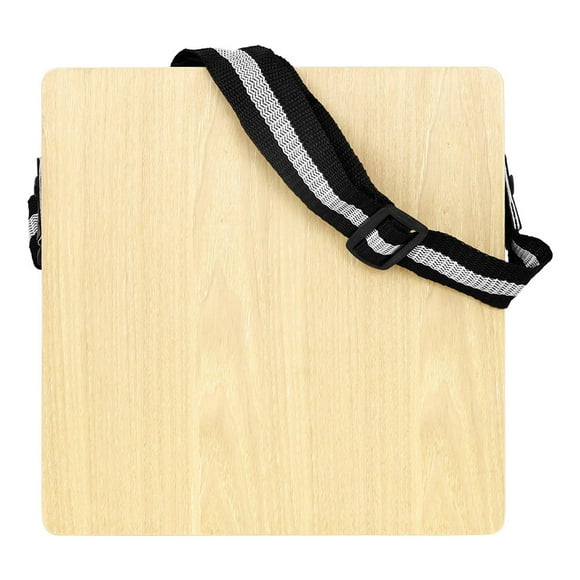 Cajón de viaje, tambor de mano plano, compacto, único con correa ajustable, caja de percusión de cajón de madera para festivales, fiestas en casa, esp