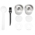 thumbnail image 2 of Reusable Espresso Capsules, Stainless Steel Refillable Coffee Pods Refillable Coffee Pods Eco Friendly Refillable Coffee Pods Filter for Coffee Machines, 2 of 7
