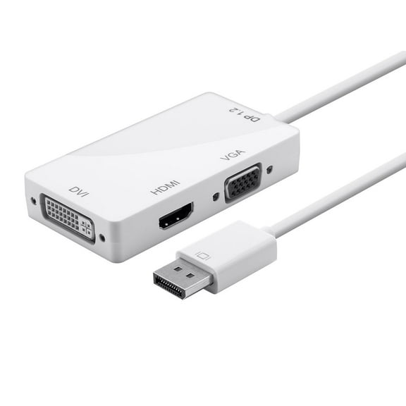 Monoprice DVI toVGA /HDMI Audio/Video Adapter Male to Female White (112800)