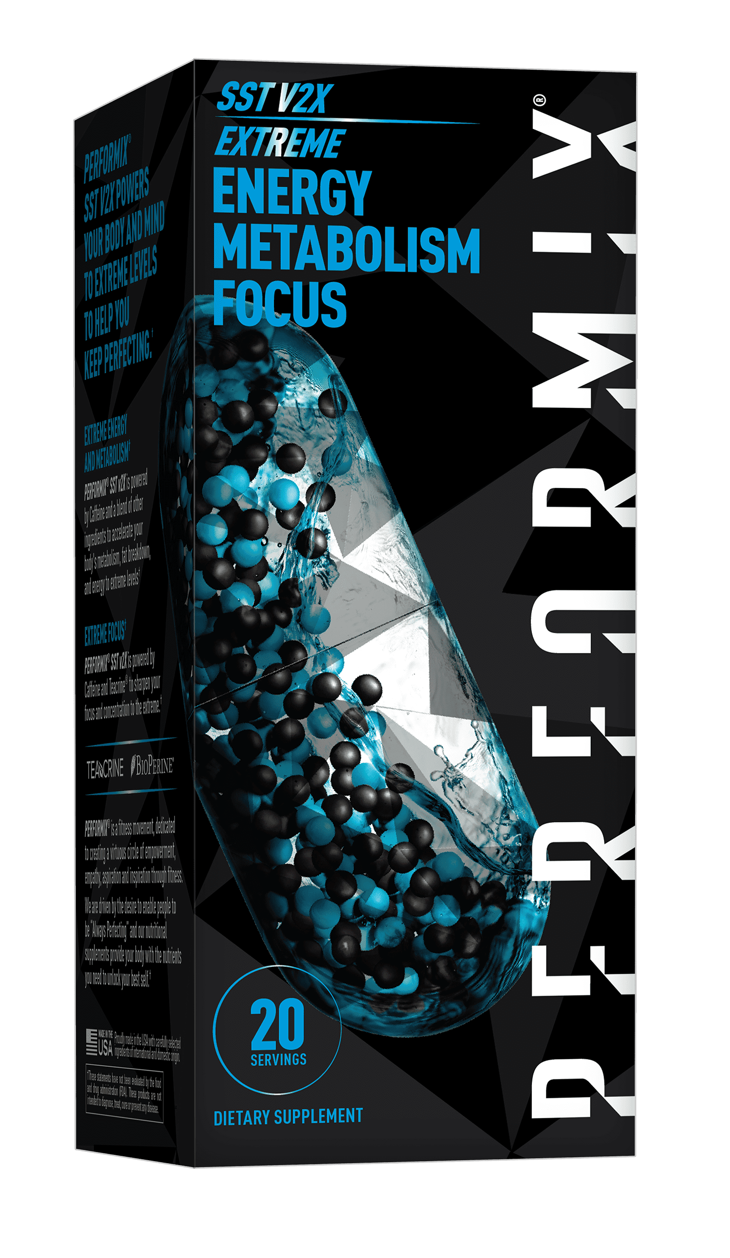 Performix, SST V2X, Extreme Energy, Metabolism and Focus, Unflavored
