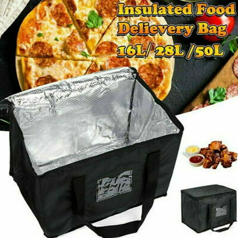 16/28/50L Food Delivery Insulated Bags Pizza Takeaway Thermal Warm/Cold Bag  AUS 