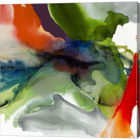 Vibrant Terrain II by Sisa Jasper, Canvas Wall Art, 24W x 24H