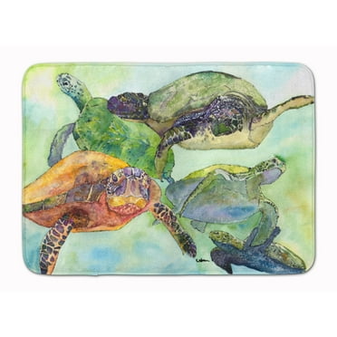 Turtle Machine Washable Memory Foam Mat