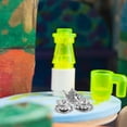 thumbnail image 2 of 1 Set Mini Metal Teapots Miniature Teapot Statue Mini Kitchen Prop Simulated Teapot Models with Tea Cup, 2 of 5
