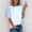 Light Blue, variant on Womens T-Shirts Sevevn Women's Fashion Printed T-Shirt Short Sleeves Blouse Round Neck Casual Tops