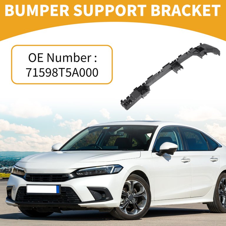 Set Of 2 Rear Bumper Brackets For 2015-2017 Honda Fit - Left & Right Side Pair
