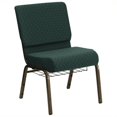thumbnail image 1 of Bowery Hill Church Stacking Guest Chair in Hunter Green, 1 of 4