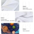 thumbnail image 5 of Coolnut Cosmic Planets Hand Towels Set of 2 Soft Absorbent Kitchen Hanging Towels Dish Cloths Bathroom Hand Towels with Loop & Hook for Kitchen Bathroom Wash cloth, 5 of 7