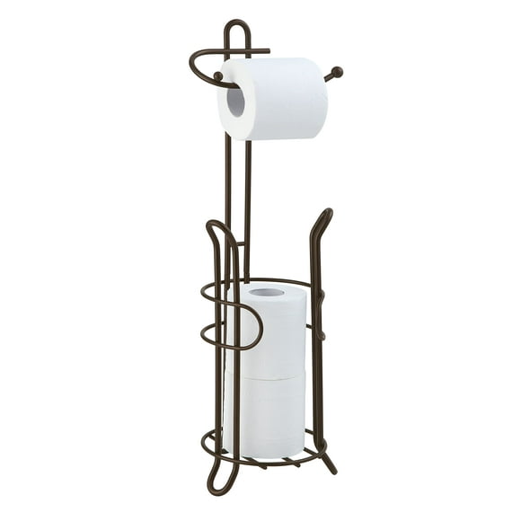 Portarrollos de pie SunnyPoint 60 cm color bronce aceite