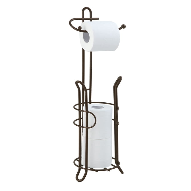 Portarrollos de pie SunnyPoint 60 cm color bronce aceite
